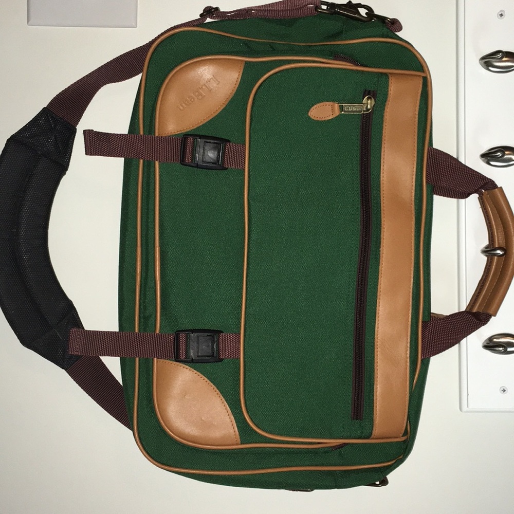LL Bean Canvas Messenger Bag